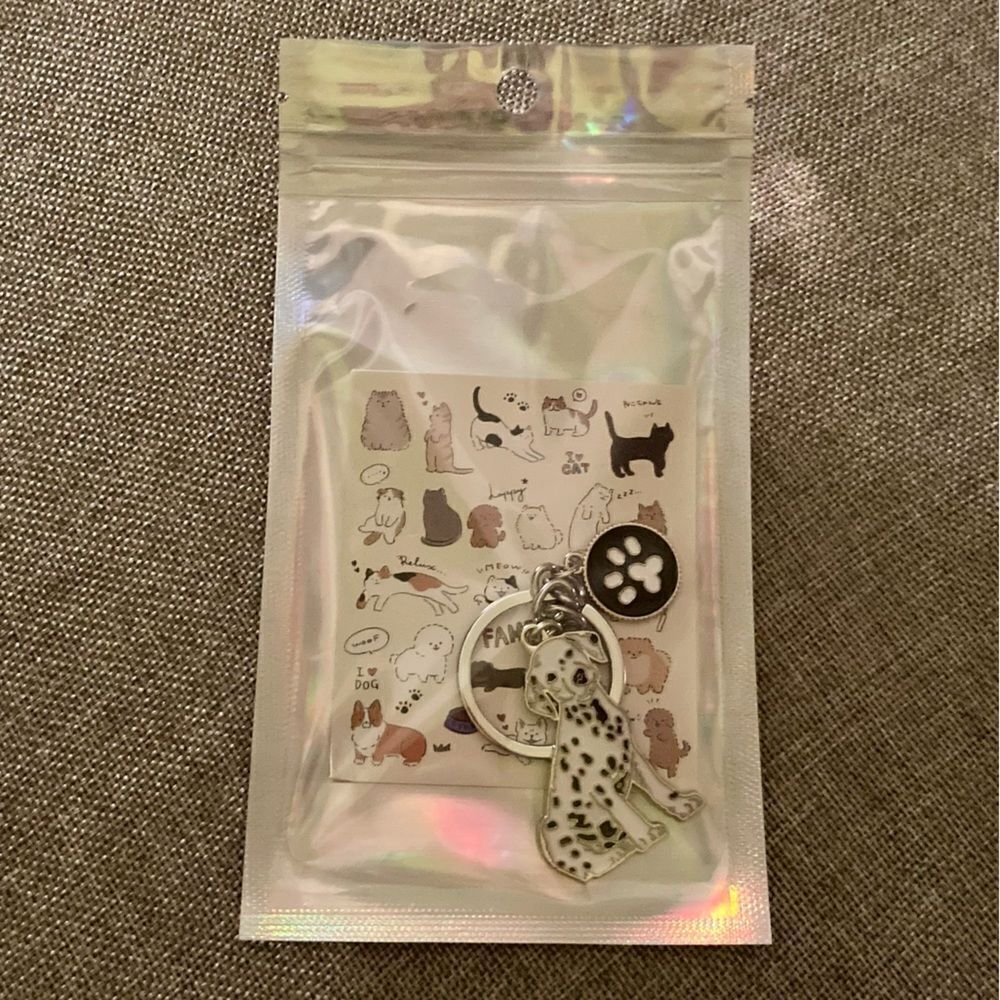Dalmatian Dog Keychain - Picture 2 of 4